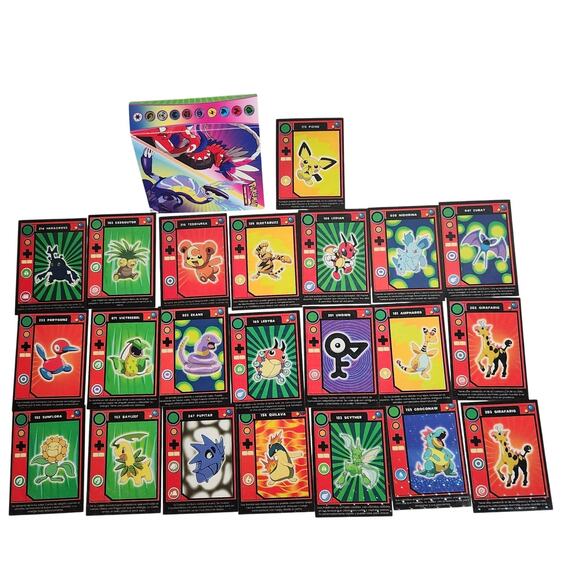 Pokemon Pokedex Full House Lot Of 22 Trading Cards With Binder VG/NM 2025 - Picture 1 of 15